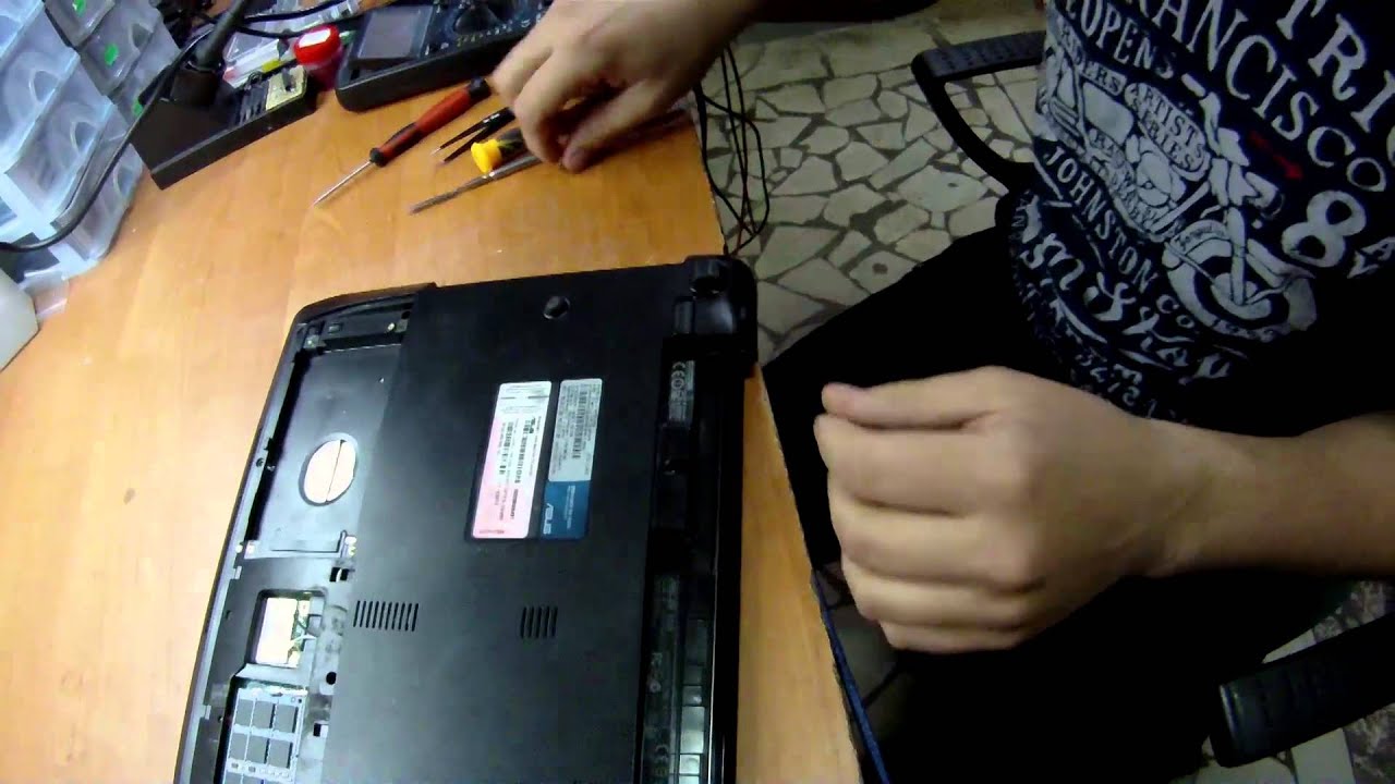 Разбор ноутбука Asus K53S