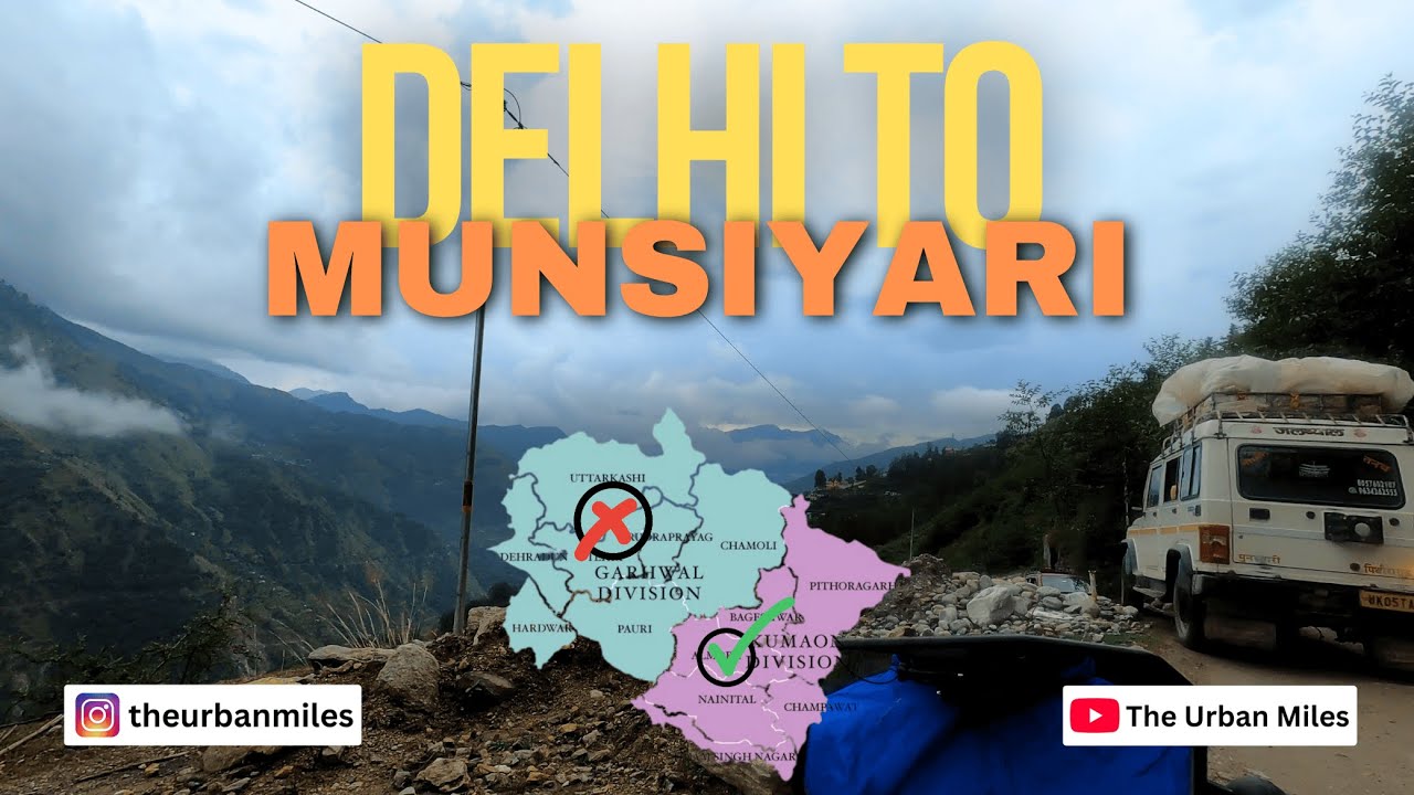 Ep 1 Delhi to Munsiyari Bike Ride | Road Conditions | Epic Himalayan Journey Begins 🏍️❄️