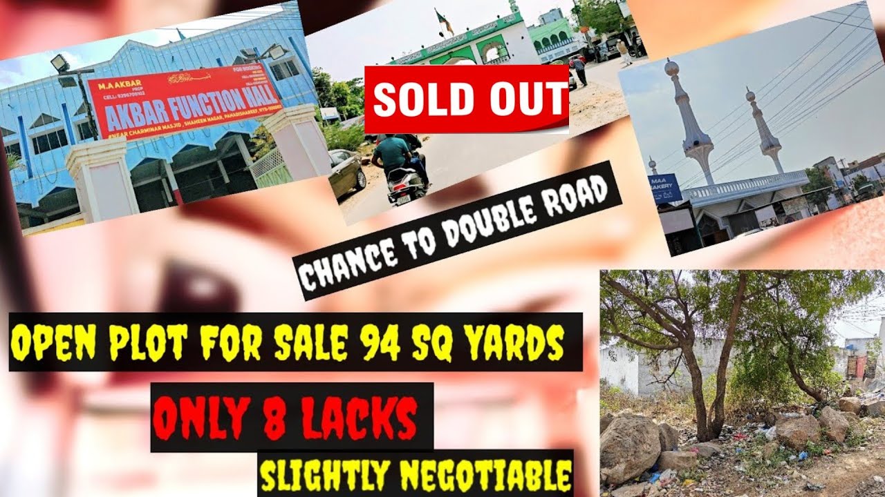 #sold #out Chance To Double Road Open Plot For Sale 94 Sq Yards Omer Colony Pahadi Shareef #plots