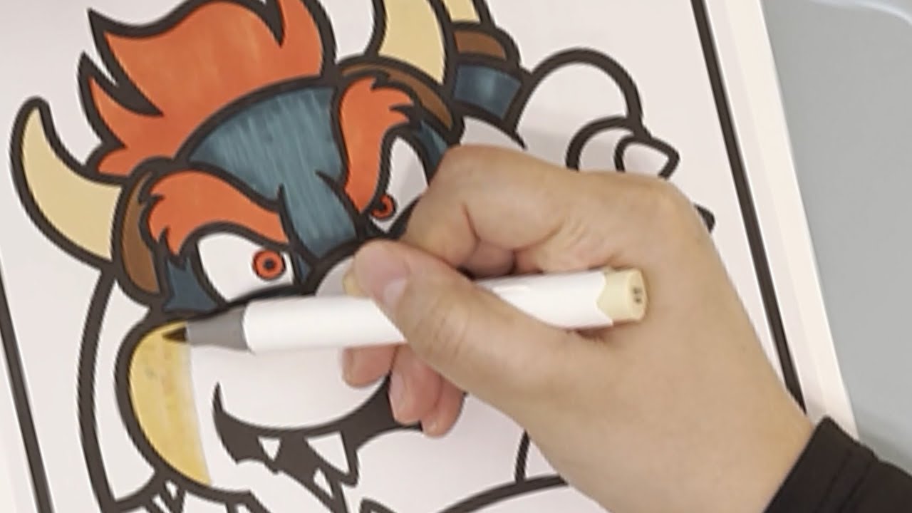 Trust the Process ✨ ASMR Coloring Bowser (No Talking)