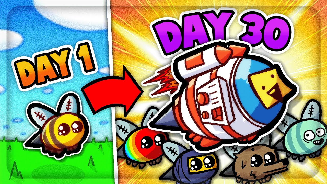 I Spent 30 DAYS Leveling up BEES