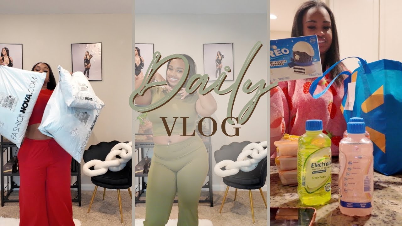 Sunday Reset❤️ fashion nova haul+clean with me