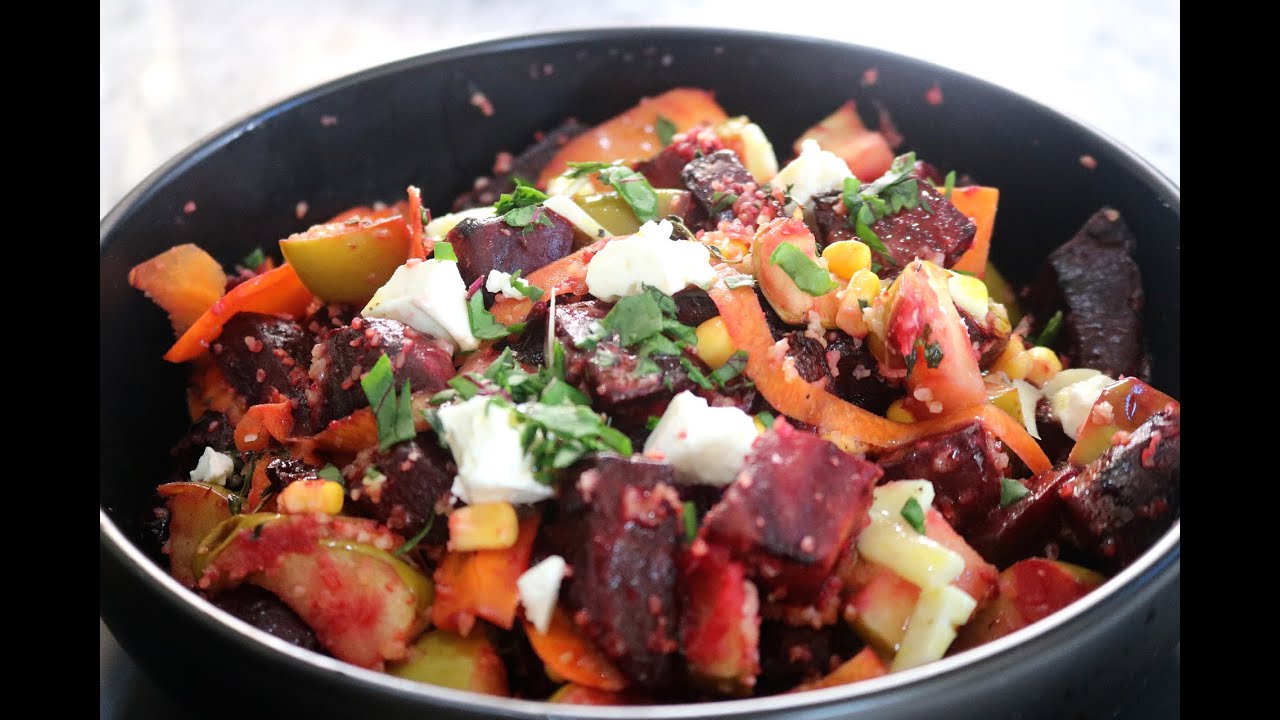 Let’s Make This Refreshing & Healthy Beetroot Salad Together!
