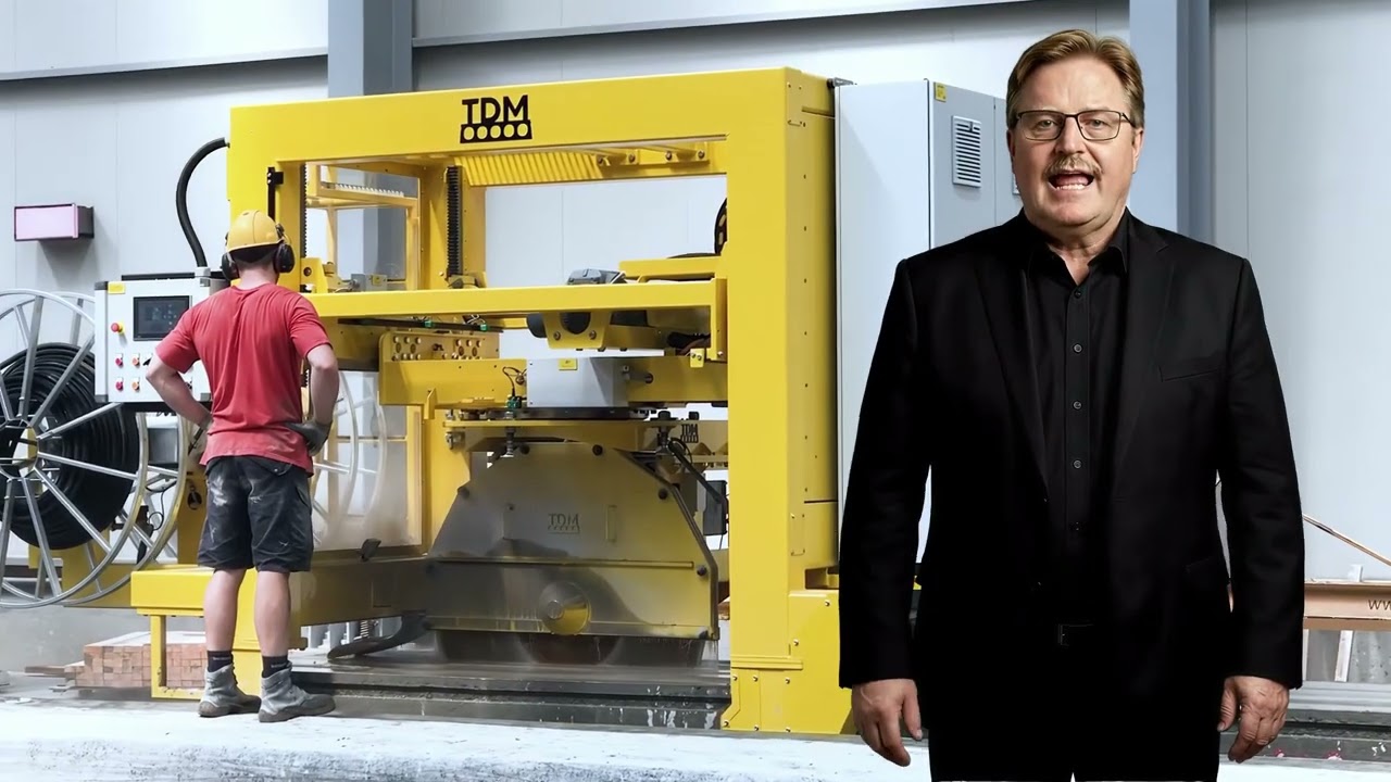TDM Sawing machines for hollow core slabs