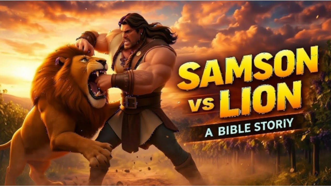 Story of Samson | The Strongest Man Who Lost Everything | Animated Bible Story