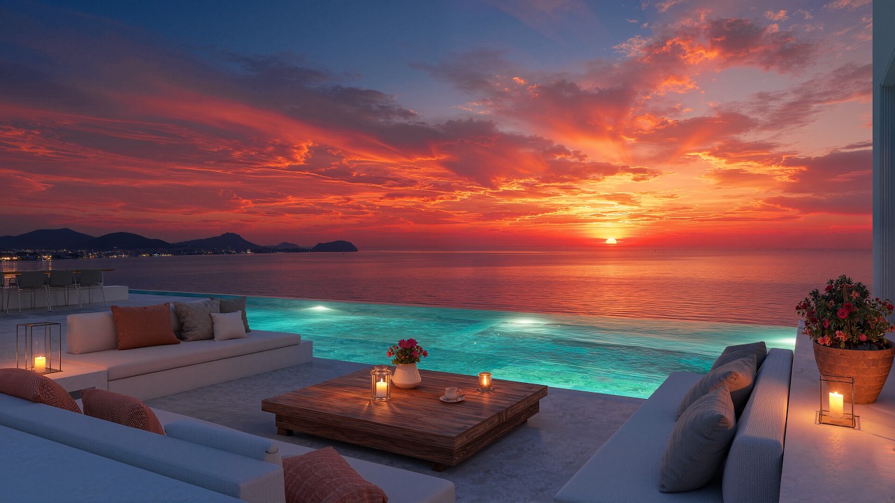 Spring Jazz under a Peaceful Sunset – Perfect Music for Studying, Working, and Relaxing