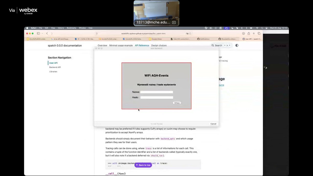 20.08.2025 Array API and library dispatching
