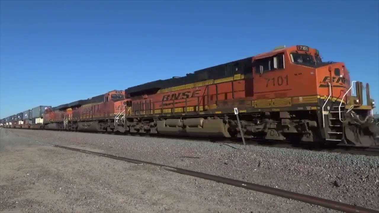 Birthday Railfanning at Daggett on the BNSF Needles Sub on 2-7-2026