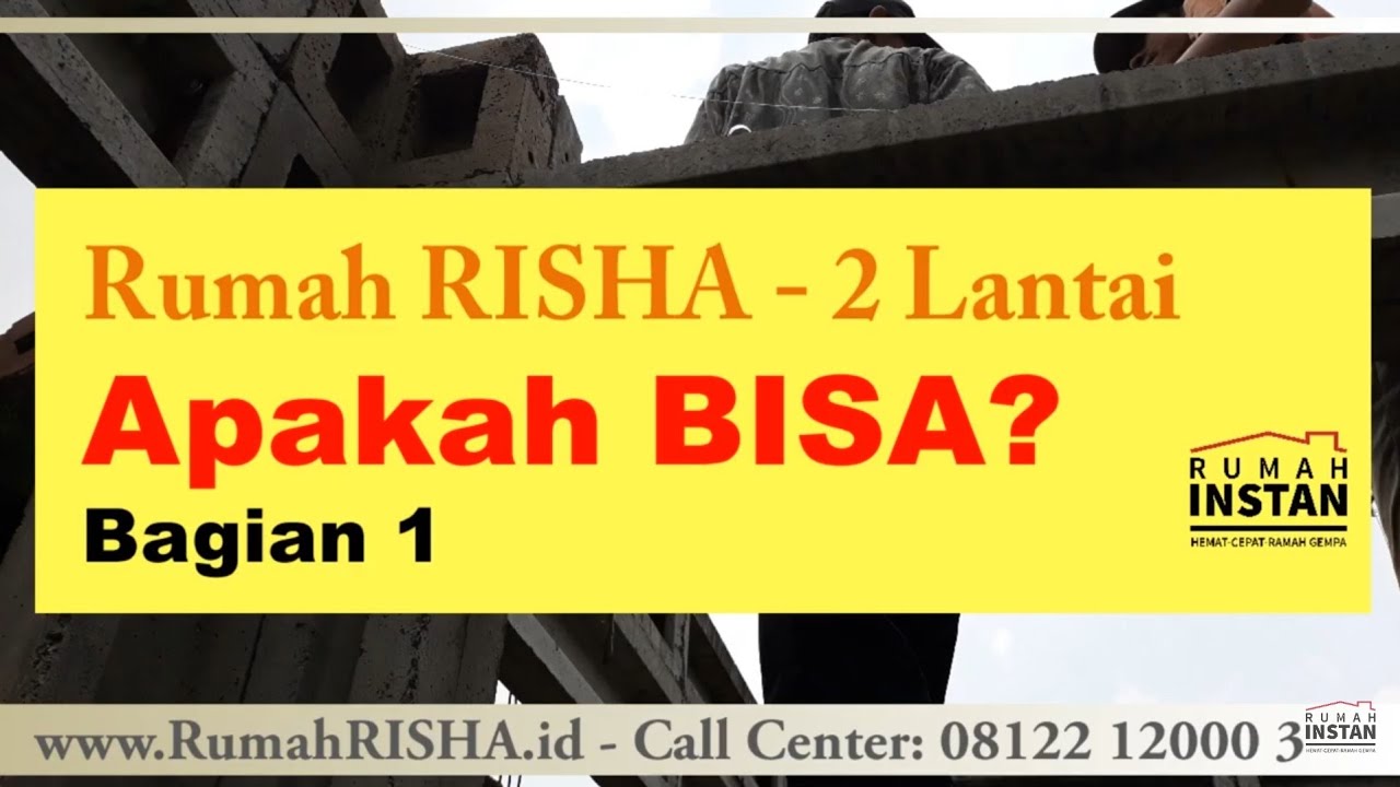 BANGUN Rumah RISHA 2 LANTAI Cara BERTAHAP di BANDUNG - Bagian 1