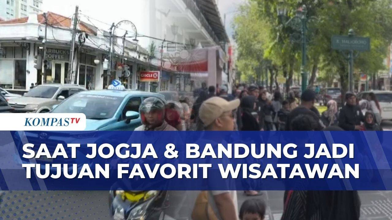 Libur Nataru, Begini Penampakan Wisatawan Padati Asia Afrika-Braga Bandung dan Malioboro Yogyakarta