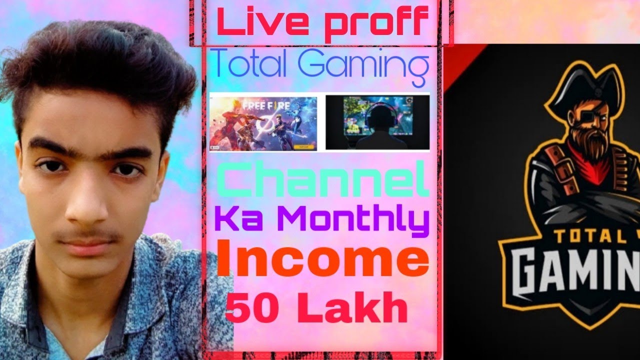 Total Gaming Channel Ka Monthly Income 50 Lakh. 😱 🤑Live Proff.🔥