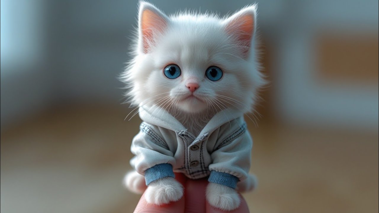 Мини-котята в одежде ждут вас 😻👕