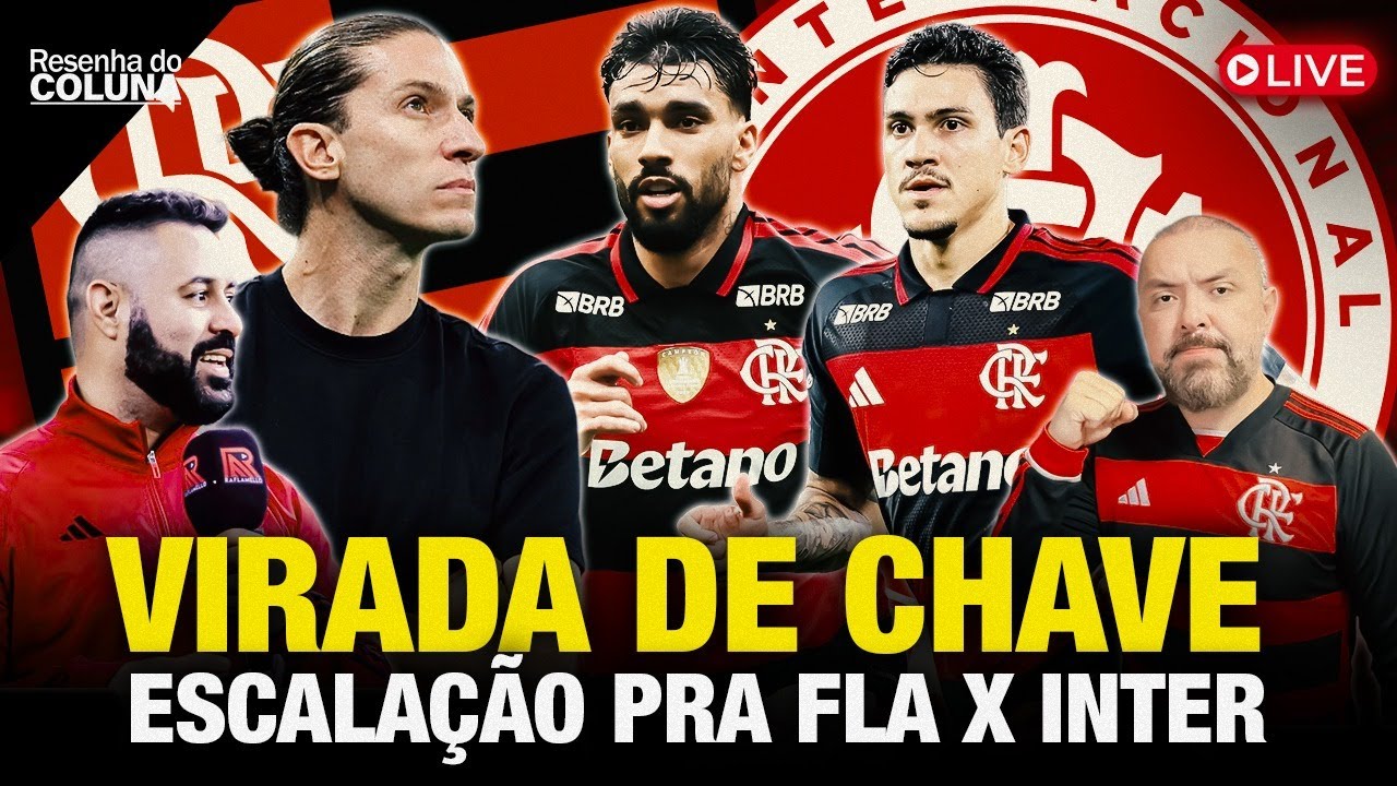 🔴 AO VIVO: Contratações e escalação pro jogo Flamengo x Internacional no Brasileirão
