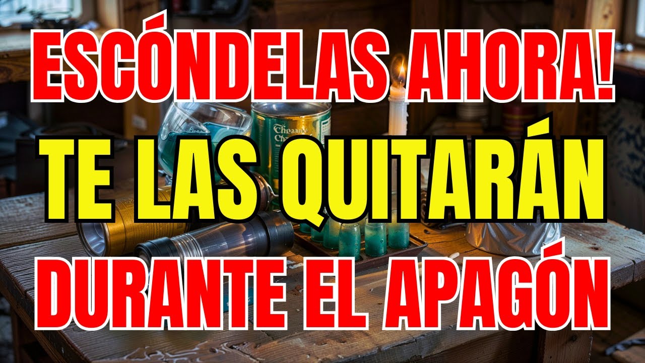 Las 8 Cosas que te Quitarán Durante un Apagón (¡Escóndelas Ahora!)