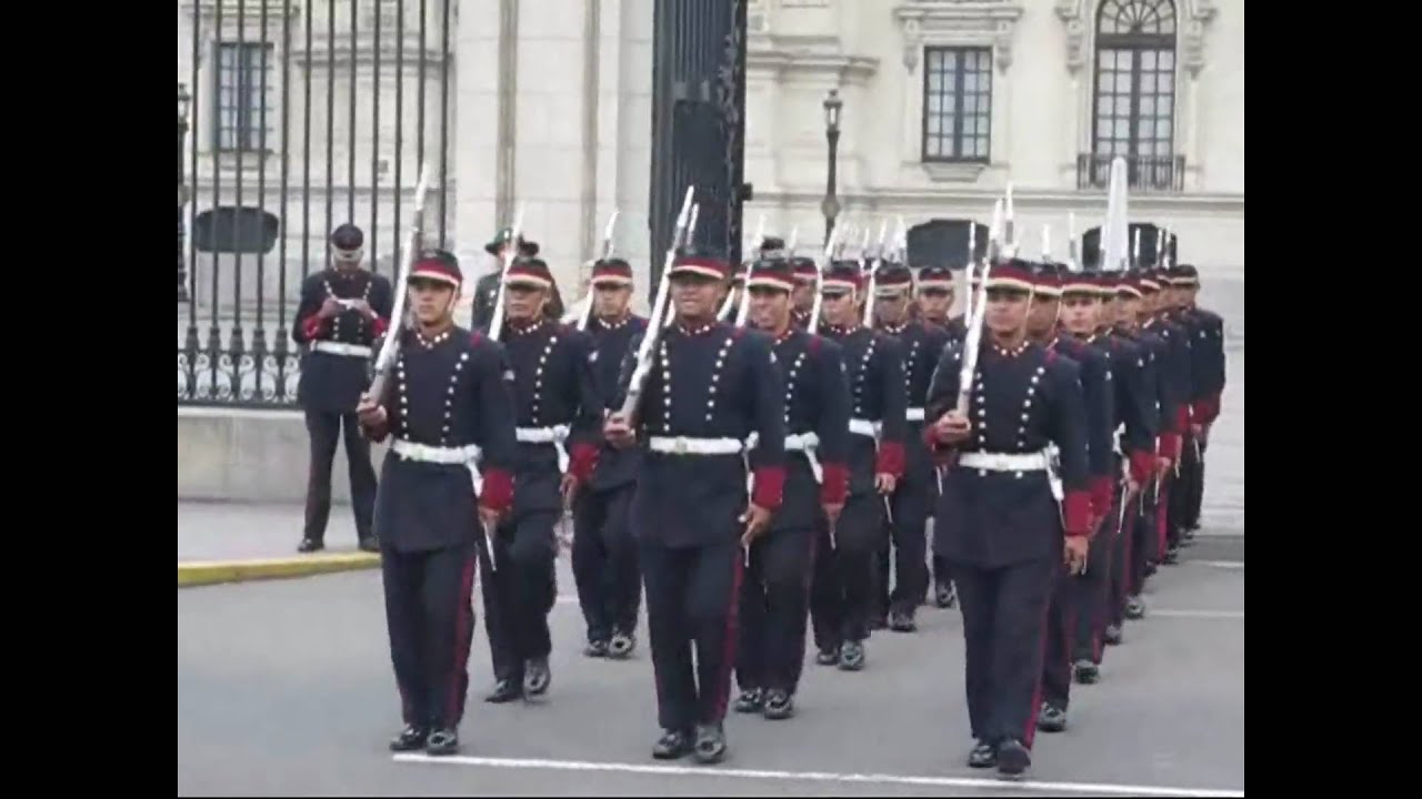 CAMBIO DE GUARDIA PALACIO DE GOBIERNO Lima Peru