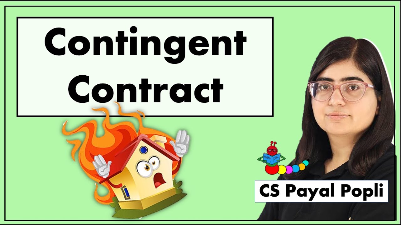 What is Contingent Contract in Hindi?| Contingent Contract Section 31- 36 | Indian Contract Act 1872