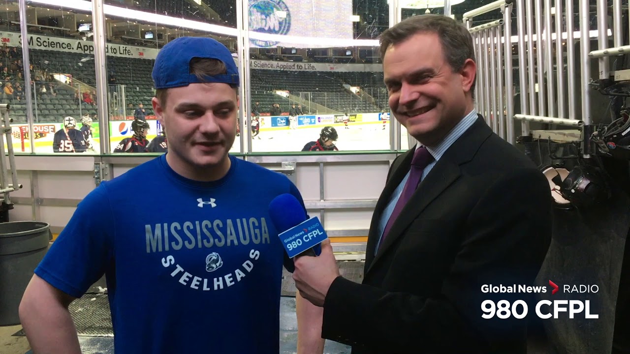 Mike Stubbs the hockey player talks with Mike Stubbs the announcer