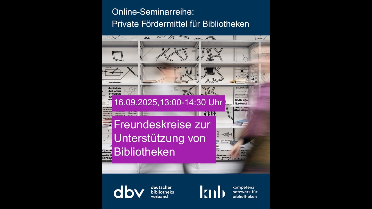 Freundeskreise zur Unterstützung von Bibliotheken