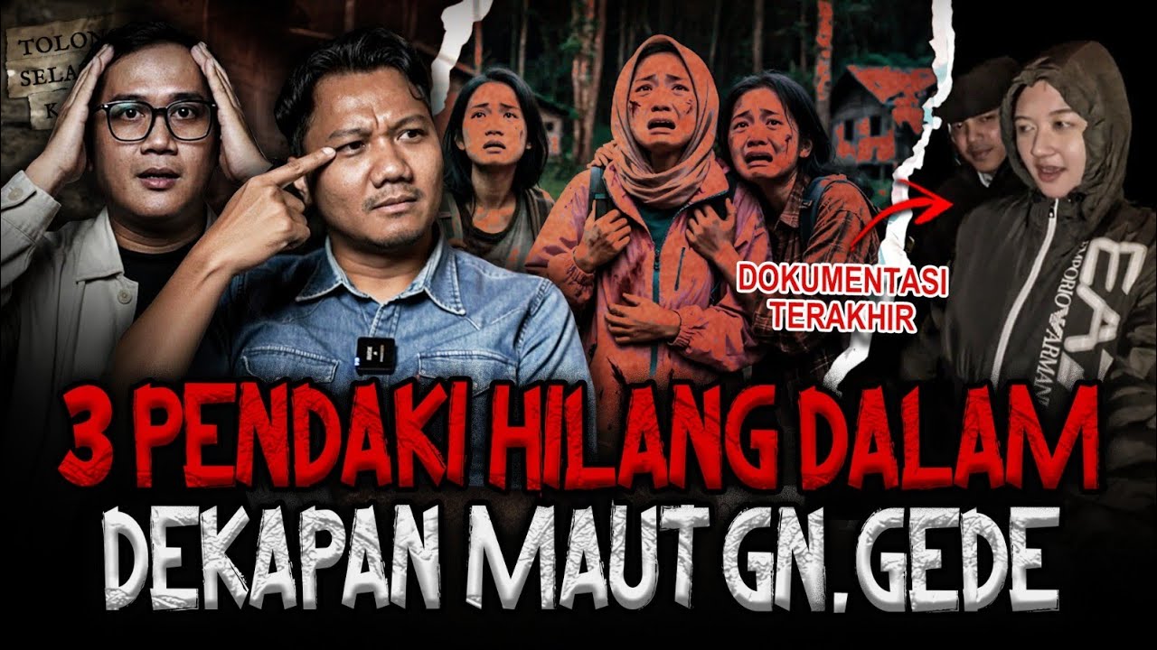 NGGAK KEBAYANG SEREMNYA! 3 PENDAKI HILANG SUDAH TAK BERNYAWA DI GUNUNG GEDE