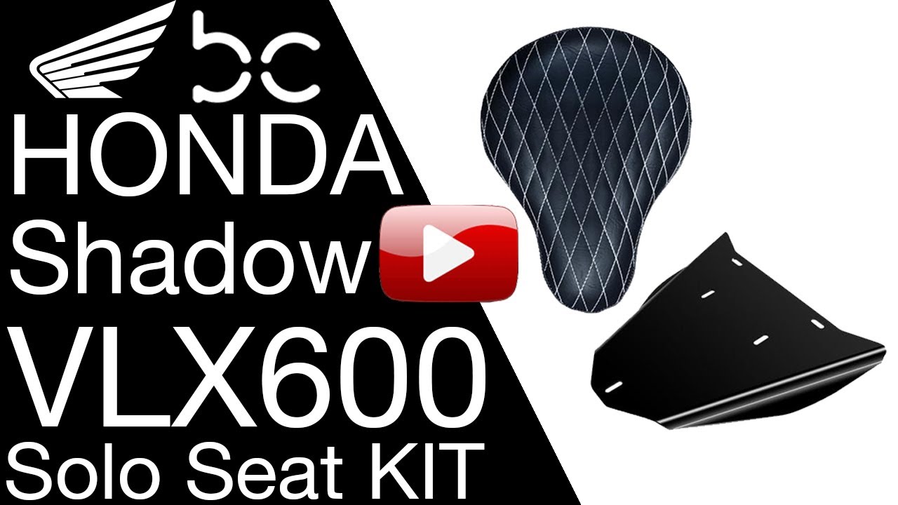 Bobber Seat INSTALL vt600 vt vlx VLX600 Seat Solo Conversion Kit Honda Shadow #BobberCycle