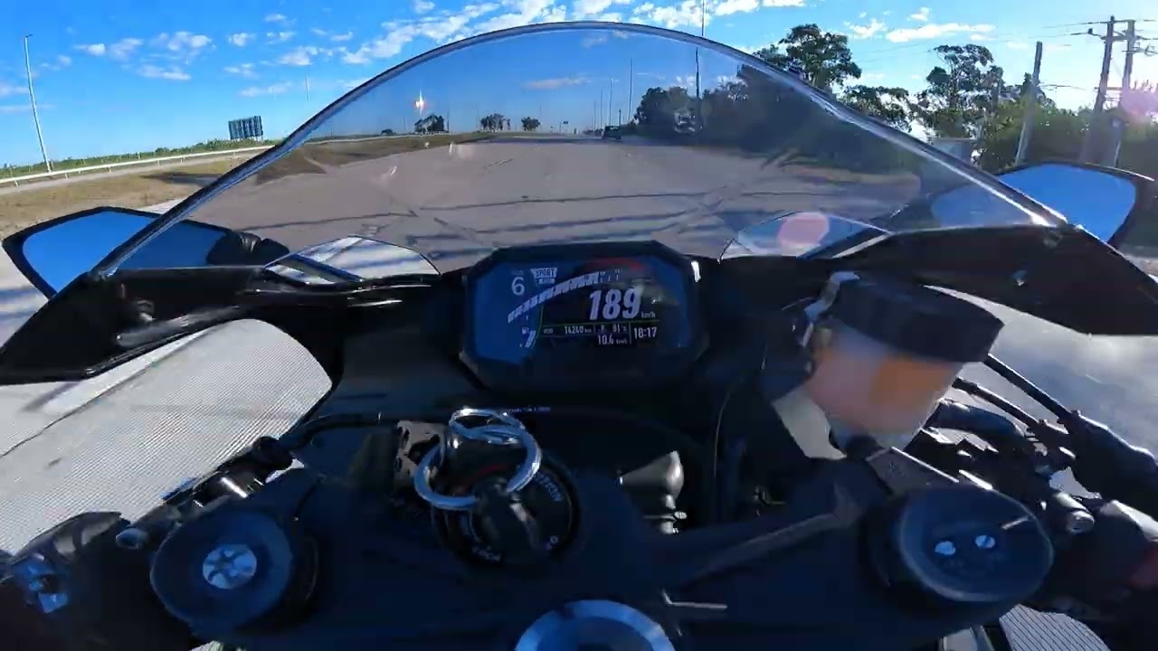 Kawasaki Ninja ZX-6R 60fps POV Florida - Mendoza (Puro Sonido)