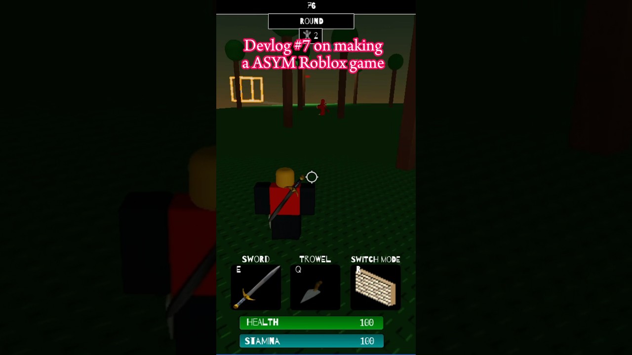 Devlog #7 for a ASYMETRICAL Roblox game (Insanity) 