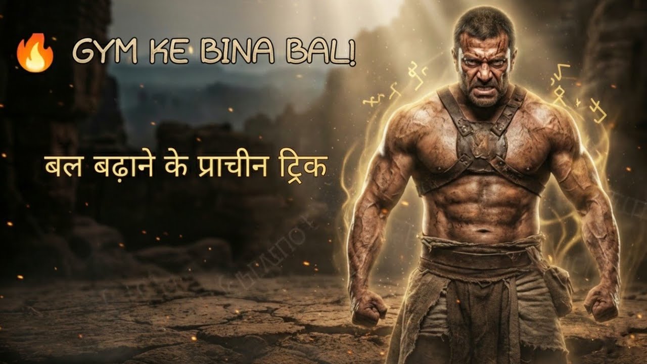 Gym ke bina Bal Kaise Banaye? | Ancient Indian Power Secrets (Natural & Organic)