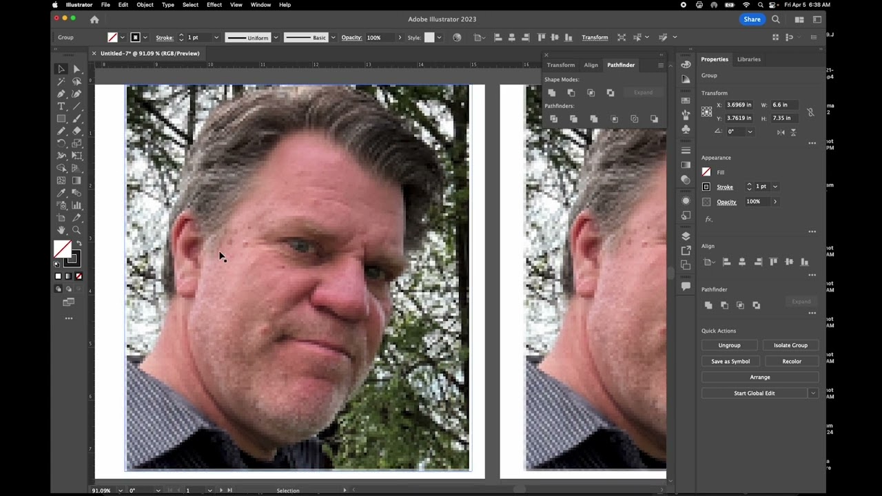 Image Trace in Illustrator for Lasercutting