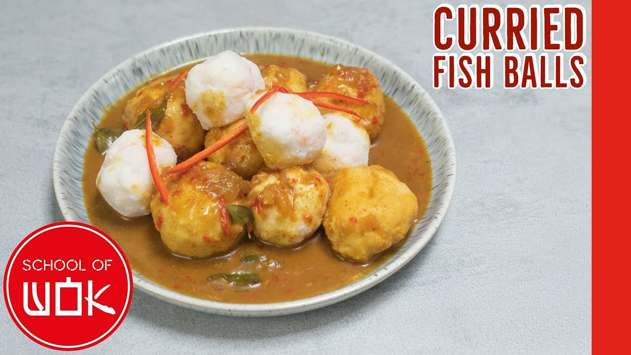 Hong Kong Style Fish Balls in Chinese Curry Sauce!