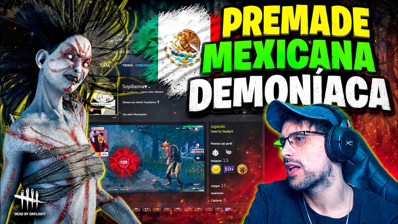 STREAMER MEXICANA y PREMADE de MUJERES ULTRA TRYHARD y SINIESTRA son ANIQUILADOS en Dead by Daylight