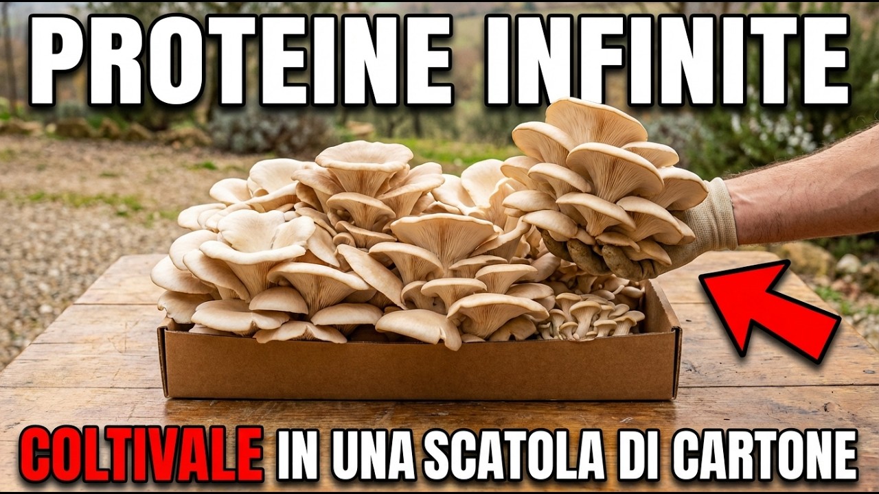 Proteine Infinite nel Cartone. Raccolto Ogni 7 Giorni. Setup in 5 Minuti.