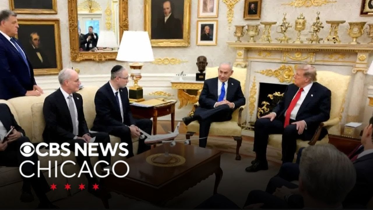 Netanyahu, Zelenskyy meet with Trump at White House