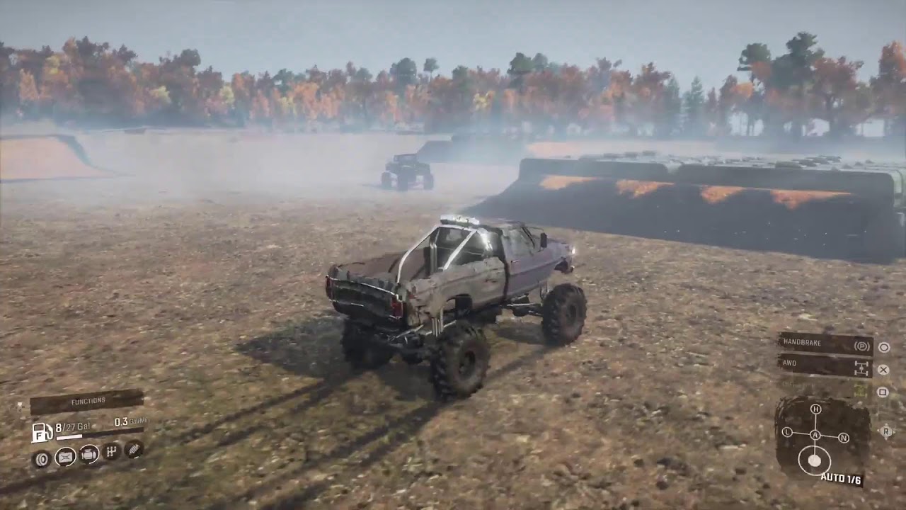 Messing around on Snow runner