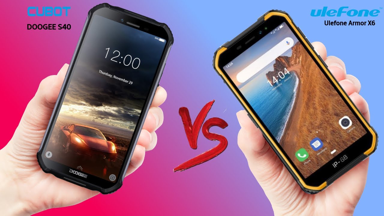 Doogee S40 VS Ulefone Armor X6 - Which should you Buy?