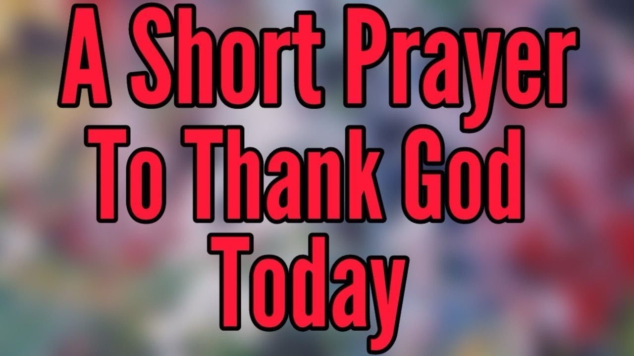 LORD, I Love YOU And Thank YOU  | Morning Prayer For Today