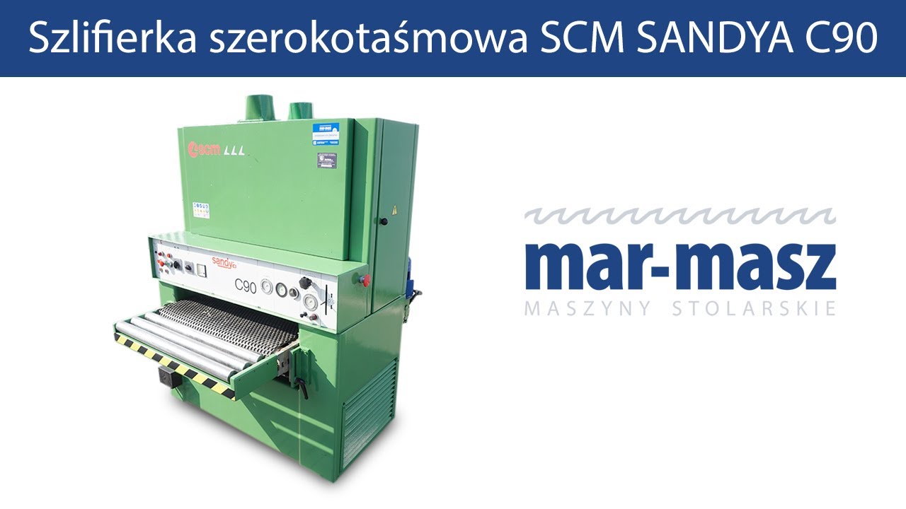 Szlifierka szerokotaśmowa SCM SANDYA C90 - Mar-Masz | Woodworking Machines