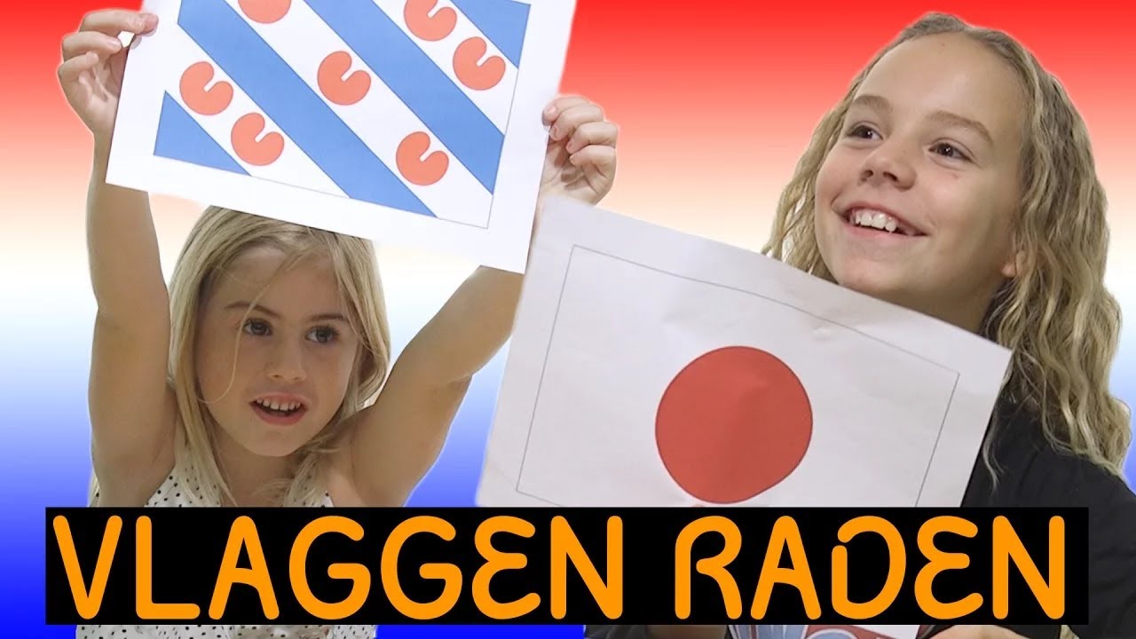 Kinderen Raden VLAGGEN Van Over de Hele Wereld
