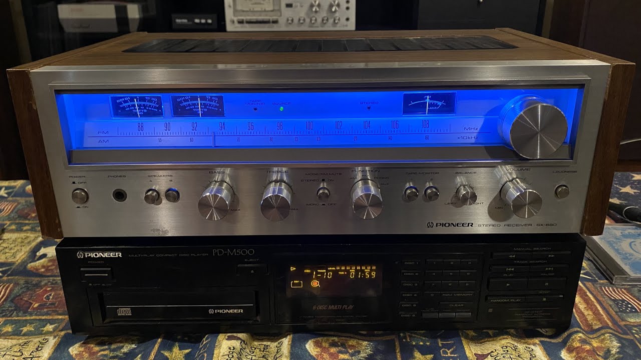 Vintage Pioneer SX-680 Stereo Receiver