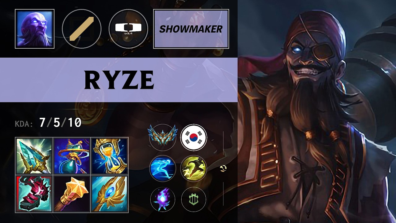 (DK ShowMaker) Ryze Mid vs Galio - KR Challenger Patch 26.11