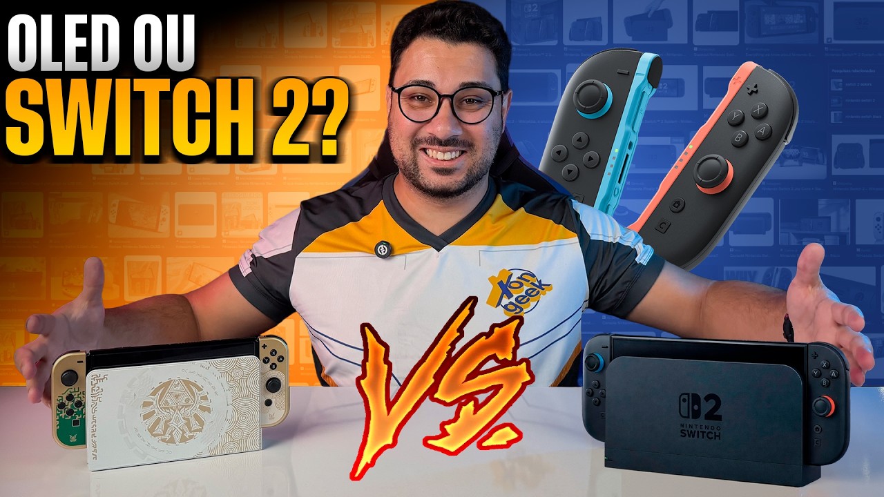 NINTENDO SWITCH OLED OU SWITCH 2 QUAL VALE MAIS A PENA?
