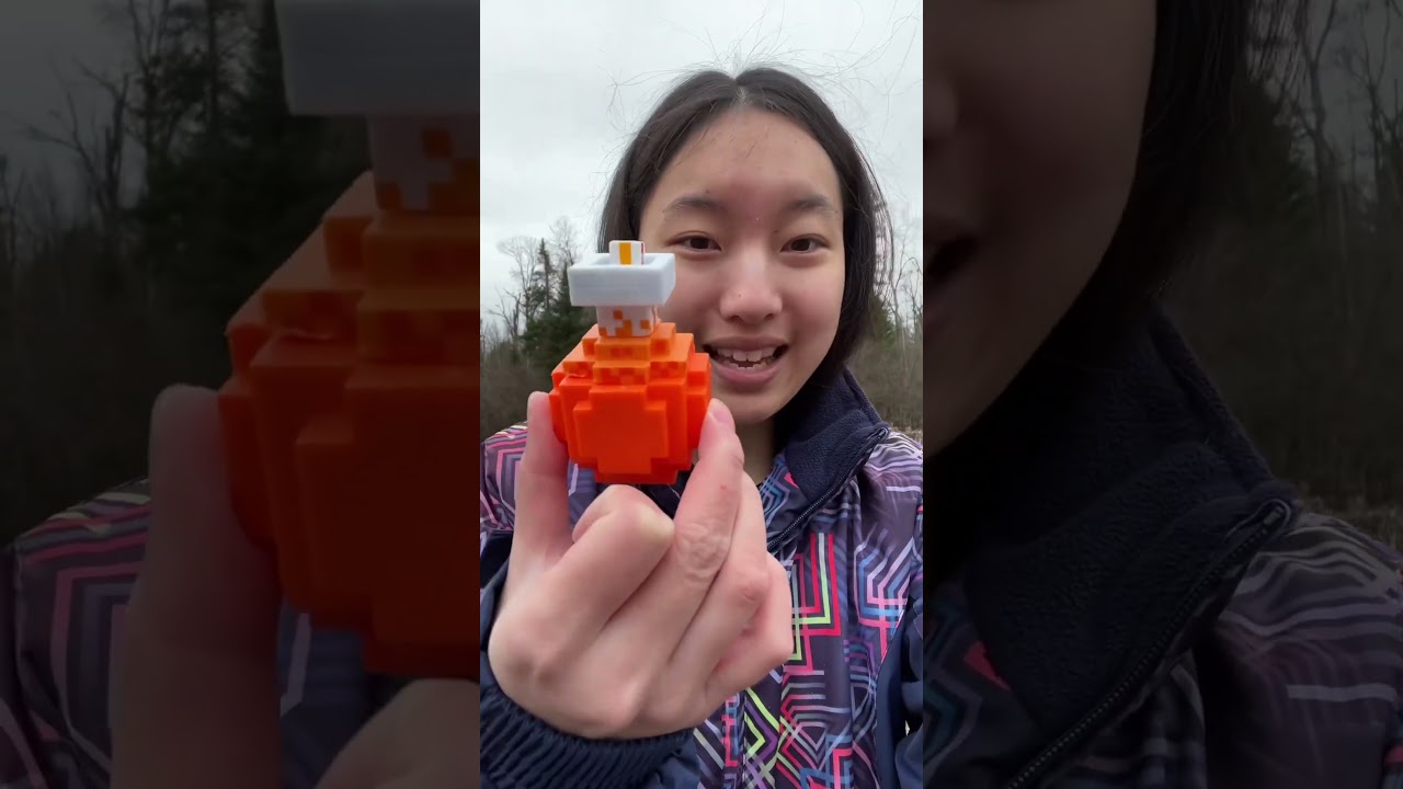 IRON INGOTS IN THE MINECRAFT TOYS?! @minecraft  #shorts #gaming #relatable