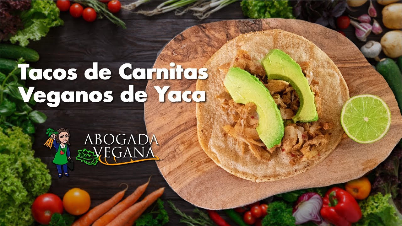 TACOS DE CARNITAS VEGANOS (HECHOS CON YACA/JACKFRUIT)