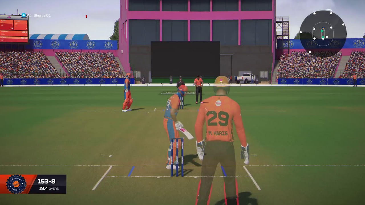 Playing Cricket26 Tag Team vs Akbar