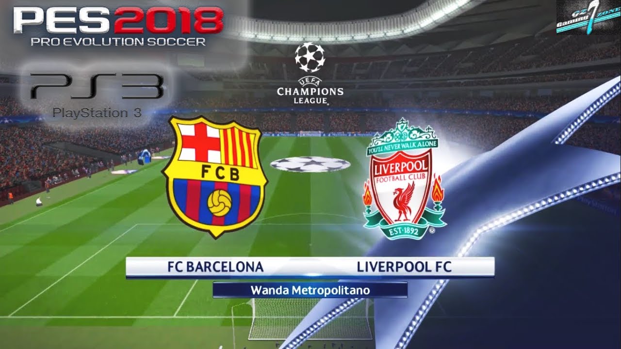 FC Barcelona Vs Liverpool UCL Semi Final PES 2018 || PS3 Gameplay Full HD 60 FPS