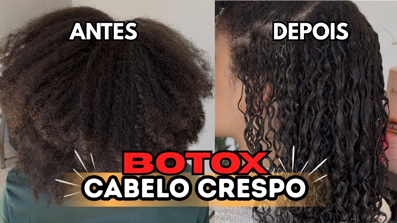 COMO FAZER UM BOTOX EM CABELO CRESPO PARA SOLTAR CACHOS - PASSO A PASSO 