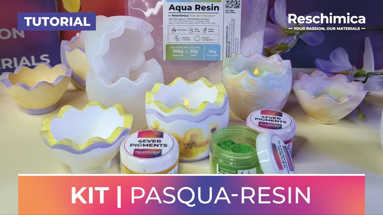 Portacandele di Pasqua Fai da Te 🐣 – Tutorial con Aqua Resin