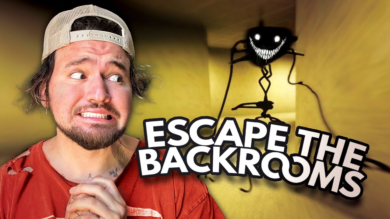 Scariest 4-Player Game We’ve Ever Played. (Escape The Backrooms PART 1)