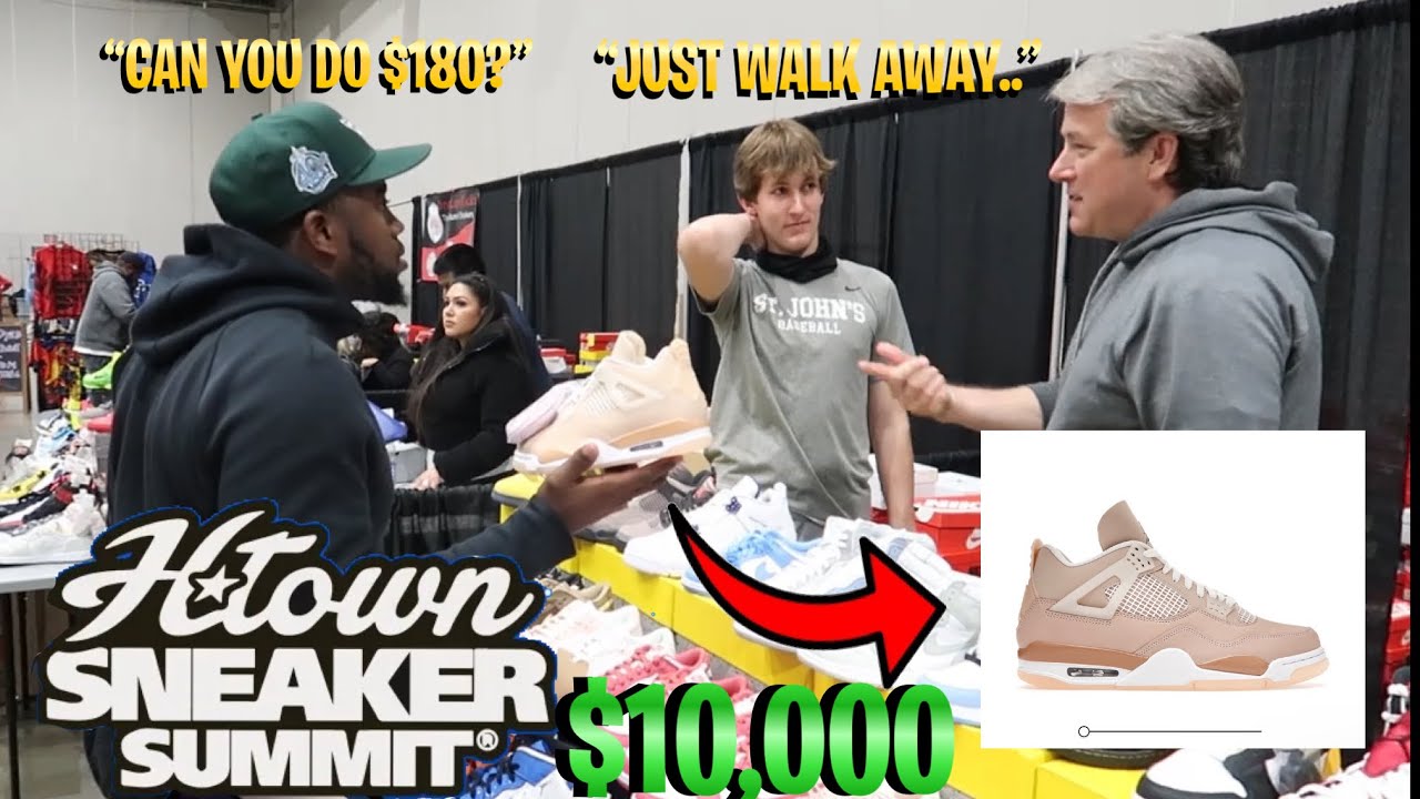 CASHING OUT AT SNEAKER SUMMIT HOUSTON *WE SPENT OVER $10,000*