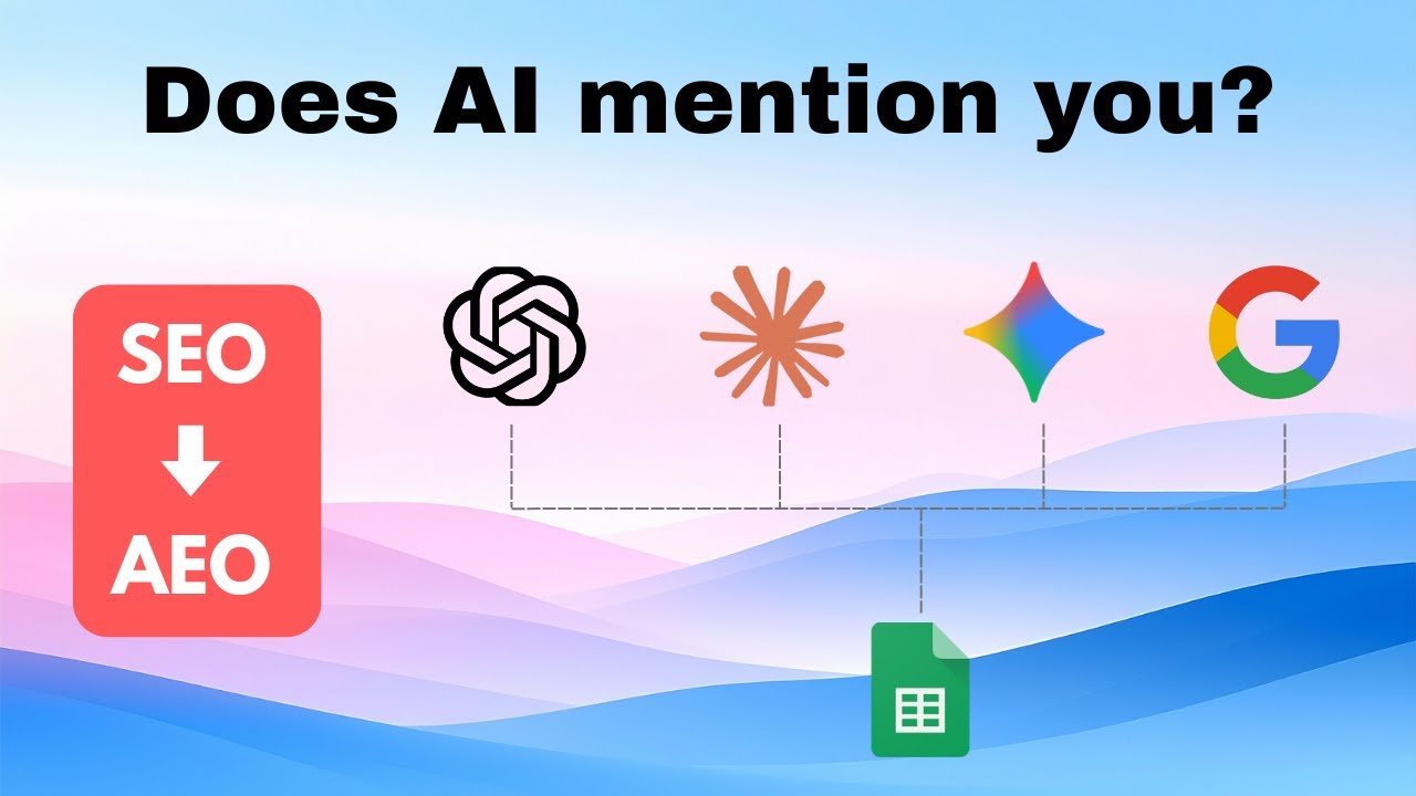 AI Brand Mention Tracker (AEO/GEO) in Google Sheets