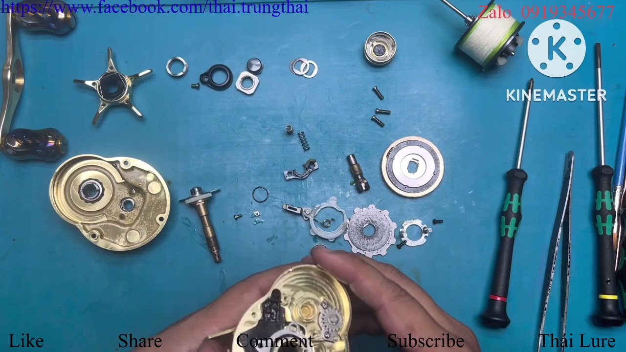 Vệ sinh bảo dưỡng shimano Conquest 201 (2021)